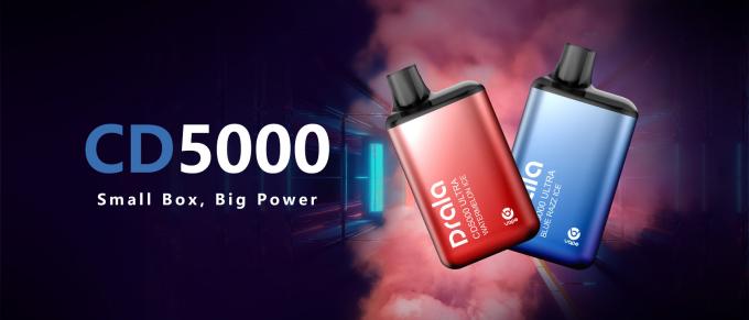5000 van de de Doos50mg Nicotine van Rookwolken de Beschikbare Vape Navulbare Beschikbare Elektronische Sigaret 1